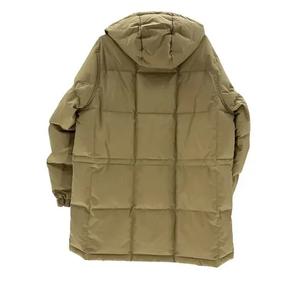 Todd Snyder Tan Nylon Japanese Mid Down Parka Jacket Size L - Picture 3 of 4
